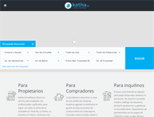 Tablet Screenshot of katha.es