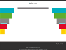 Tablet Screenshot of katha.com